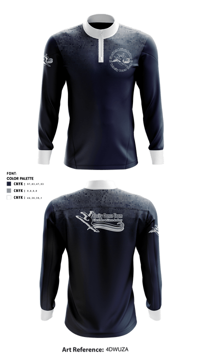 Velocity Dance Team 59959409 Quarter Zip Jacket - 1