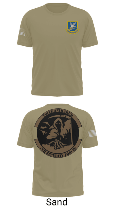 7th Security Forces 36998584 Short Sleeve Performance Shirt - 39