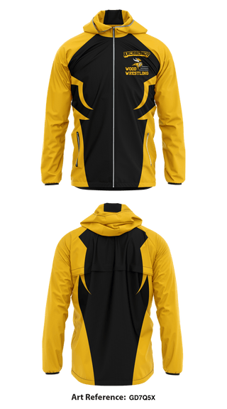 Windbreaker, Archbishop Wood Catholic Wrestling, Wrestling, Teamtime, Team time, sublimation, custom sports apparel, team uniforms, spirit wear, spiritwear, sports uniforms, custom shirts, team store, custom team store, fundraiser sports, apparel fundraiser