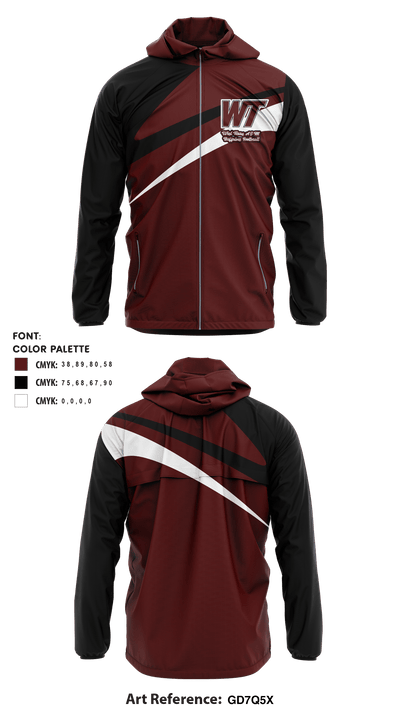 West Texas A&M Buffaloes 79019549 Windbreaker - 1