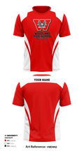 Woodland High School Swimming 97298494 Short Sleeve Performance Shirt - 2