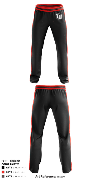 Sweatpants, TU, Women's Volleyball, Teamtime, Team time, sublimation, custom sports apparel, team uniforms, spirit wear, spiritwear, sports uniforms, custom shirts, team store, custom team store, fundraiser sports, apparel fundraiser