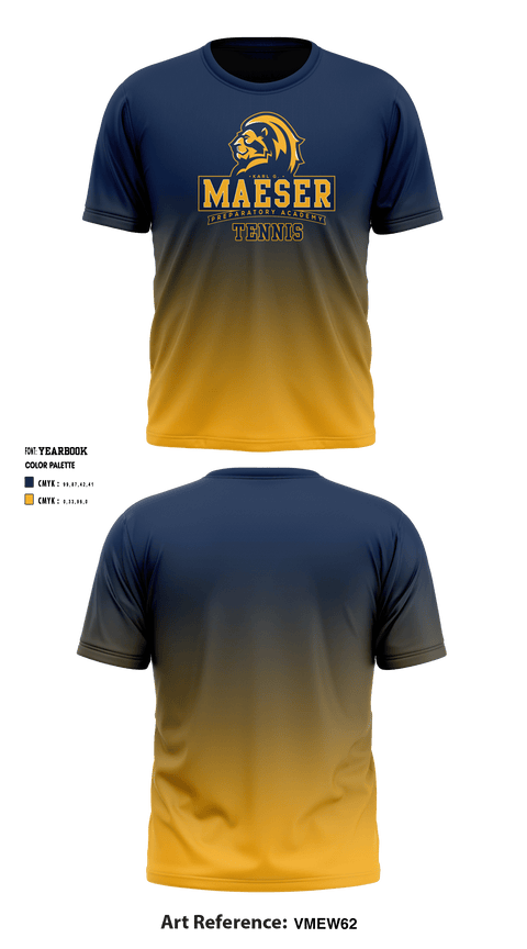 Short Sleeve Performance Shirt, Karl G Maeser Preparatory Academy Tennis, Tennis, Teamtime, Team time, sublimation, custom sports apparel, team uniforms, spirit wear, spiritwear, sports uniforms, custom shirts, team store, custom team store, fundraiser sports, apparel fundraiser