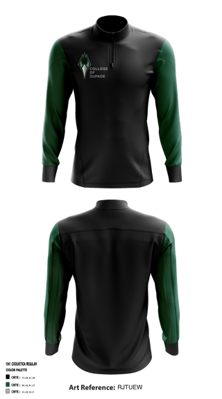 Quarter Zip Jacket, College of DuPage Alumni, School Spirit Store, Teamtime, Team time, sublimation, custom sports apparel, team uniforms, spirit wear, spiritwear, sports uniforms, custom shirts, team store, custom team store, fundraiser sports, apparel fundraiser