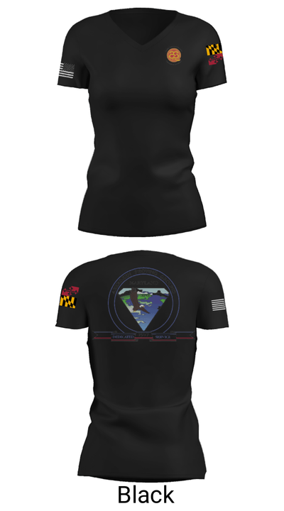 Logistics Readiness Center 40475494 Women's Short Sleeve V-neck Shirt - 21