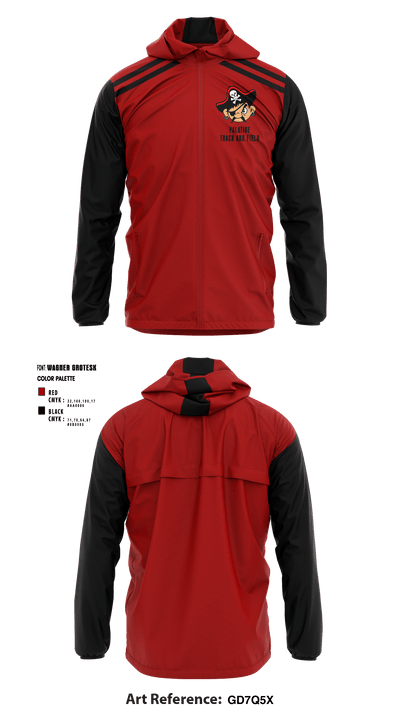 Palatine High School Track 43526981 Windbreaker - 1