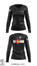 TASK FORCE GAMBLER 37330374 Women's Long Sleeve V-neck Shirt - 1