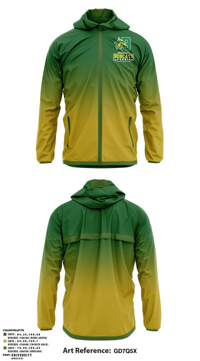 Bobcat Tennis 31904362 Windbreaker - 1