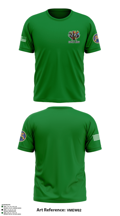 13th MEU 13420129 Short Sleeve Performance Shirt - 3
