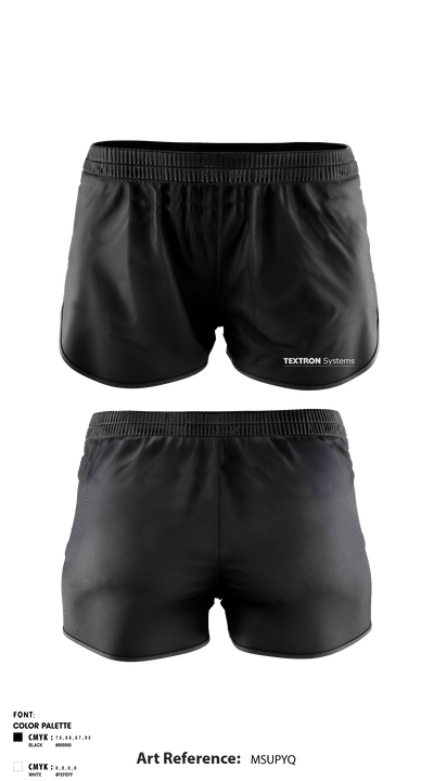Textron Systems 41618701 Women's Shorts - 3