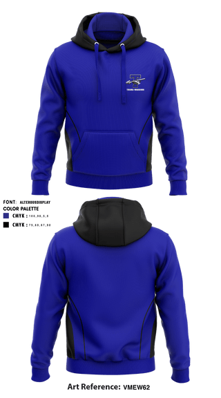 Hoodie, Triana Warriors, Spirit Store, Teamtime, Team time, sublimation, custom sports apparel, team uniforms, spirit wear, spiritwear, sports uniforms, custom shirts, team store, custom team store, fundraiser sports, apparel fundraiser