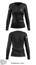 1/104 C Troop CrazyHorse 61270884 Women's Long Sleeve V-neck Shirt - 2