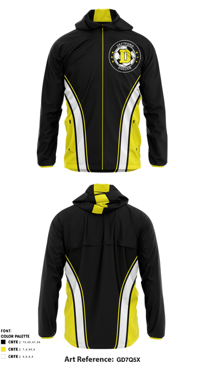 Deptford Soccer Association 84227198 Windbreaker - 1