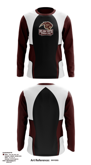 Long Sleeve Performance Shirt, Pelion Youth Wrestling, Wrestling, Teamtime, Team time, sublimation, custom sports apparel, team uniforms, spirit wear, spiritwear, sports uniforms, custom shirts, team store, custom team store, fundraiser sports, apparel fundraiser