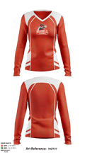 Slidell High School Cheer 49036575 Women's Long Sleeve V-neck Shirt - 1
