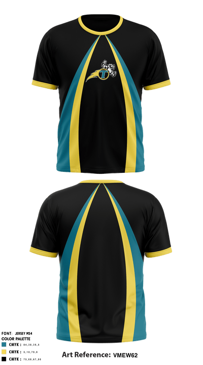 NE Thunder Football 21044517 Short Sleeve Performance Shirt - 3