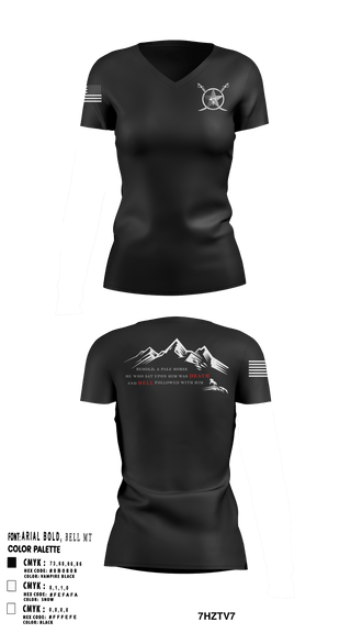 Women's Short Sleeve Vneck Shirt, , Army, Teamtime, Team time, sublimation, custom sports apparel, team uniforms, spirit wear, spiritwear, sports uniforms, custom shirts, team store, custom team store, fundraiser sports, apparel fundraiser