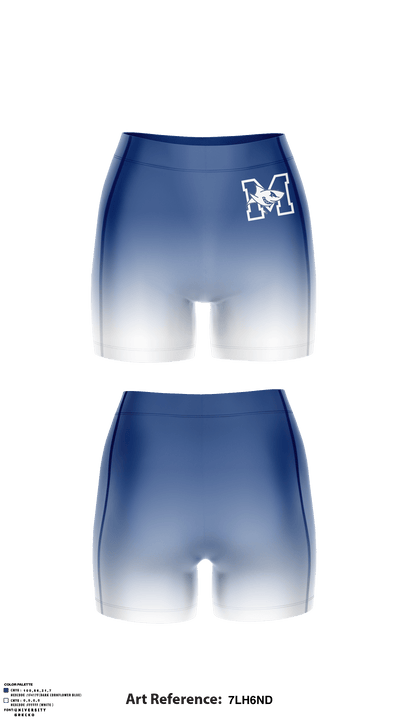 Monomoy Regional High School Tennis 57597534 Women's Compression Shorts - 1