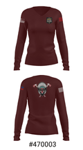 Apache 10748553 Women's Long Sleeve V-neck Shirt - 36