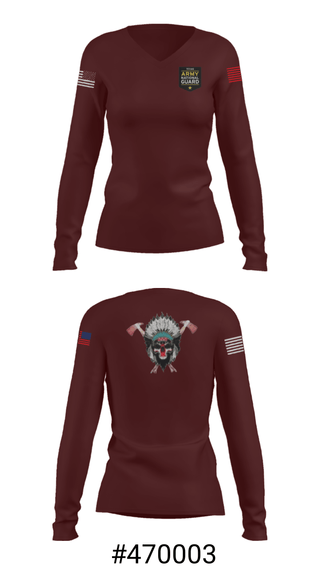Women's Long Sleeve Vneck Shirt, , Army, Teamtime, Team time, sublimation, custom sports apparel, team uniforms, spirit wear, spiritwear, sports uniforms, custom shirts, team store, custom team store, fundraiser sports, apparel fundraiser