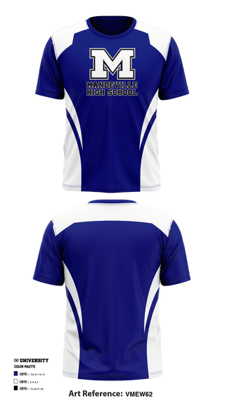 Short Sleeve Performance Shirt, Mandeville High School Swimming, School Spirit Store, Teamtime, Team time, sublimation, custom sports apparel, team uniforms, spirit wear, spiritwear, sports uniforms, custom shirts, team store, custom team store, fundraiser sports, apparel fundraiser