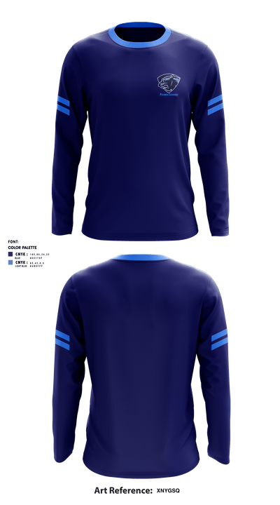 Potomac Senior High School Lacrosse 62024582 Long Sleeve Performance Shirt - 1