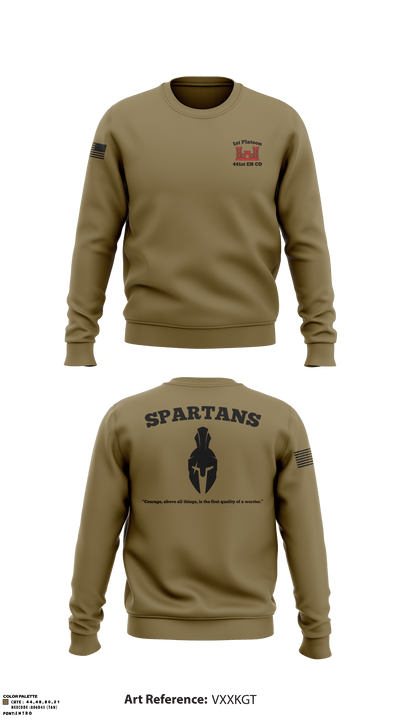 1st Platoon, 441st EN 71926407 Crew Neck Sweatshirt - 4