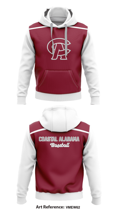 Coastal Alabama Baseball 56455274 Hoodie - 1