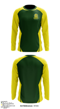 Wilberforce University Basketball 73208937 Long Sleeve Performance Shirt - 1