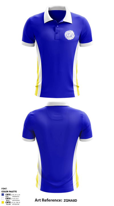Warwick Veterans Memorial HS 45447557 Short Sleeve Performance Polo - 1