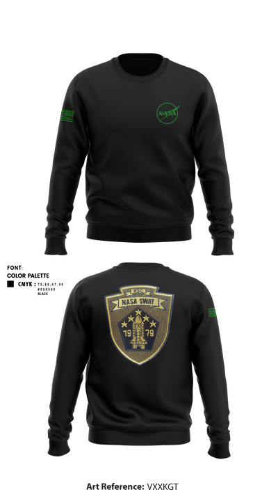 NASA SWAT 36071468 Crew Neck Sweatshirt - 1