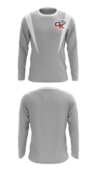 Long Sleeve Performance Shirt, Okanogan High School Cheer, School Spirit Store, Teamtime, Team time, sublimation, custom sports apparel, team uniforms, spirit wear, spiritwear, sports uniforms, custom shirts, team store, custom team store, fundraiser sports, apparel fundraiser