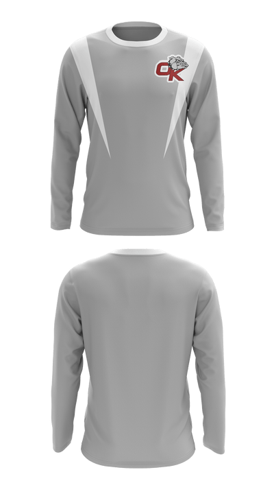 Okanogan High School Cheer 9964188 Long Sleeve Performance Shirt - 2