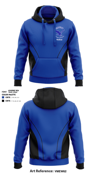 Hoodie, Coral Academy Falcons, Football, Teamtime, Team time, sublimation, custom sports apparel, team uniforms, spirit wear, spiritwear, sports uniforms, custom shirts, team store, custom team store, fundraiser sports, apparel fundraiser