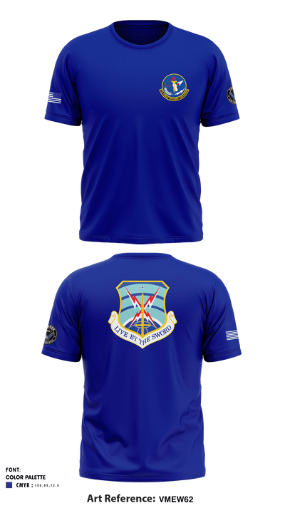 72nd support squadron 35073381 Short Sleeve Performance Shirt - 1