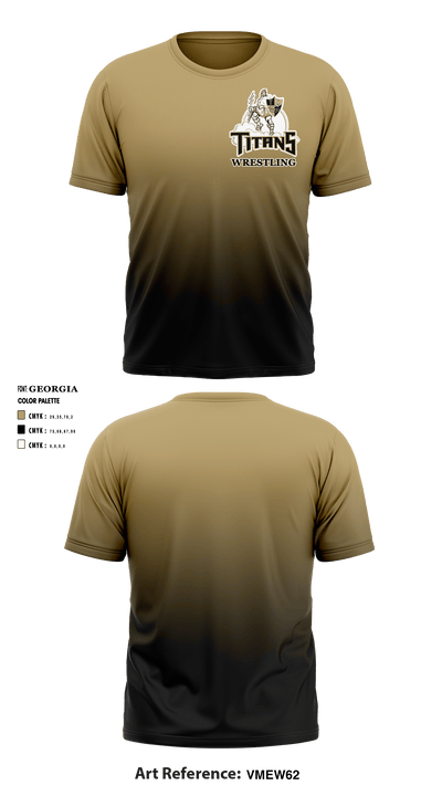 Treasure Coast Titans 33614318 Short Sleeve Performance Shirt - 1