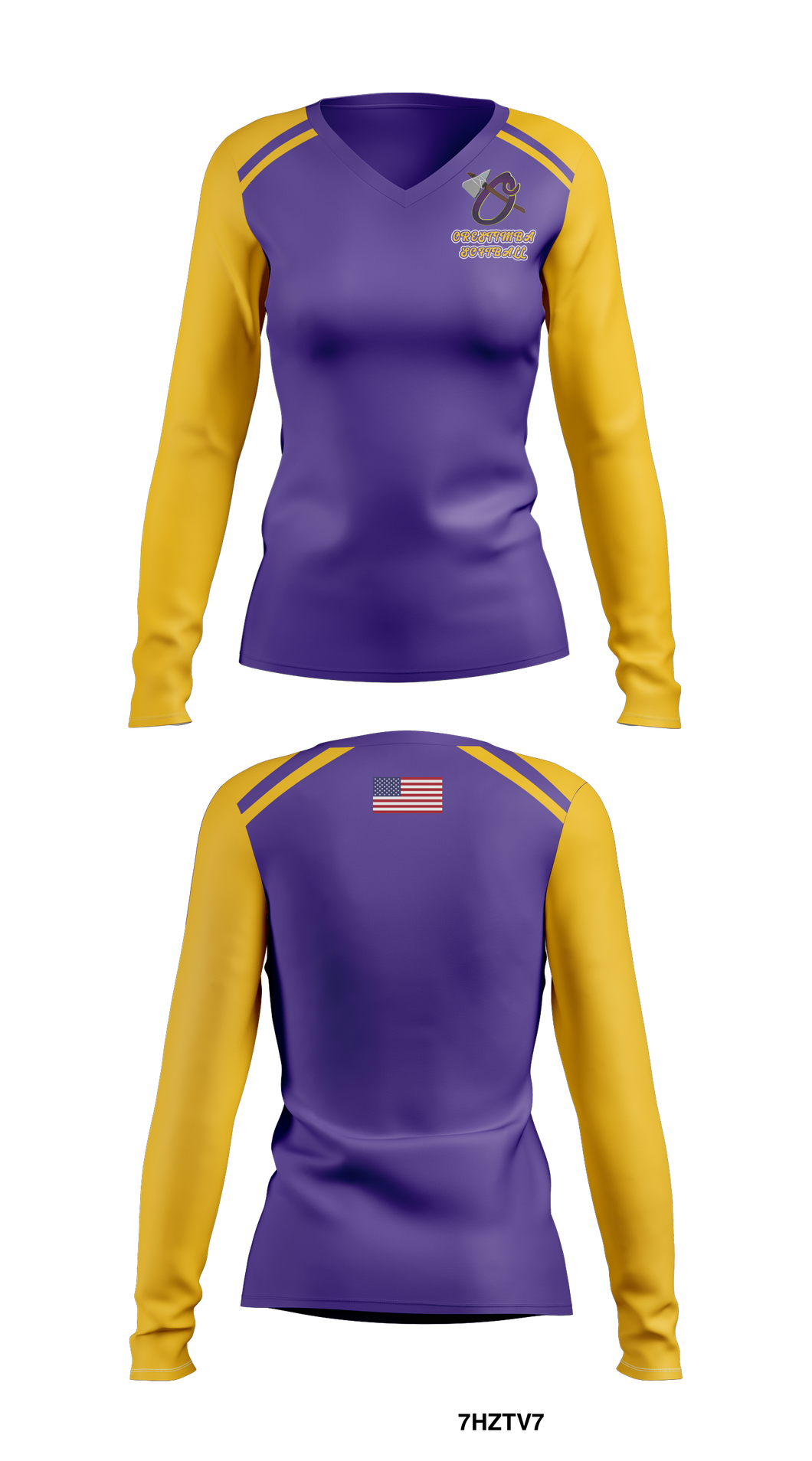 Orestimba Softball 30072308 Long Sleeve Performance Shirt - 1