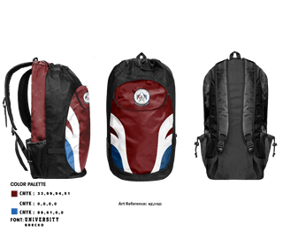 Gear Bag, UMA-HF Wrestling, Wrestling, Teamtime, Team time, sublimation, custom sports apparel, team uniforms, spirit wear, spiritwear, sports uniforms, custom shirts, team store, custom team store, fundraiser sports, apparel fundraiser