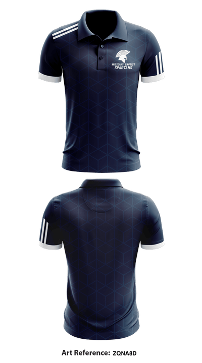 MBU Spartans Golf 95997382 Short Sleeve Performance Polo - 1