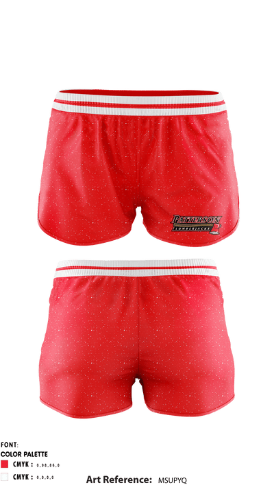 Patterson High School Track 9315007 Track Shorts - 1