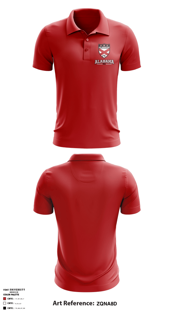 Short Sleeve Performance Polo, Alabama FC, School Spirit Store, Teamtime, Team time, sublimation, custom sports apparel, team uniforms, spirit wear, spiritwear, sports uniforms, custom shirts, team store, custom team store, fundraiser sports, apparel fundraiser