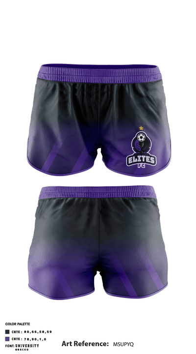 Mile High Elites FC 3524379 Womens Soccer Shorts - 8