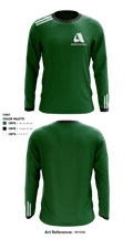 Aiea High School Wrestling 79734780 Long Sleeve Rash Guard Shirt - 1