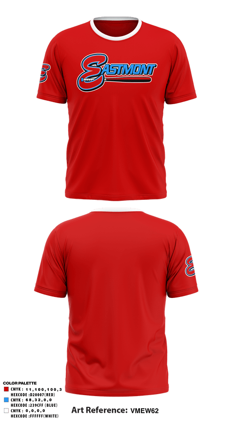 Short Sleeve Performance Shirt, Eastmont Youth Baseball, Baseball, Teamtime, Team time, sublimation, custom sports apparel, team uniforms, spirit wear, spiritwear, sports uniforms, custom shirts, team store, custom team store, fundraiser sports, apparel fundraiser