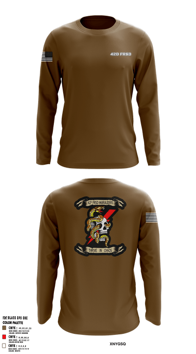 42D FRSD 51820737 Long Sleeve Performance Shirt - 6