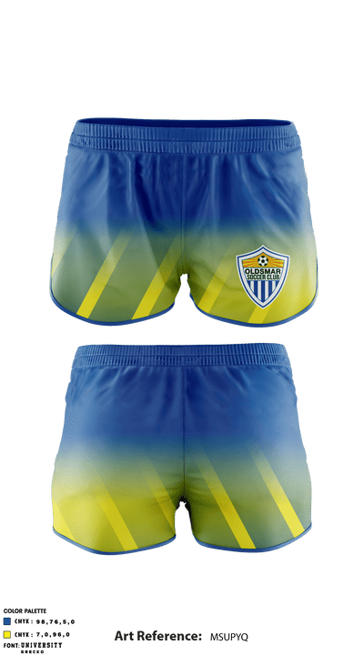 Oldsmar Soccer Club 3597339 Track Shorts - 1
