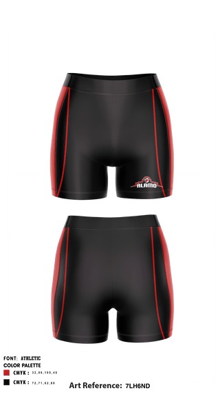 Women's Compression Shorts, Alamo Volleyball Association, Women's Volleyball, Teamtime, Team time, sublimation, custom sports apparel, team uniforms, spirit wear, spiritwear, sports uniforms, custom shirts, team store, custom team store, fundraiser sports, apparel fundraiser