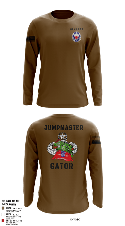 82nd BSB 82nd ABN DIV 96465842 Long Sleeve Performance Shirt - 3