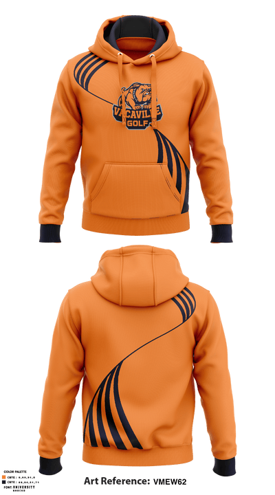 Vacaville High School Golf 9880245 Hoodie - 1