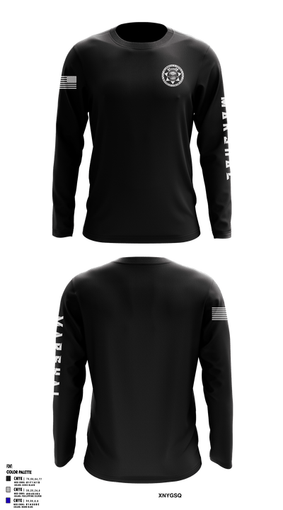 Marshal’s Office 16167545 Long Sleeve Performance Shirt - 2